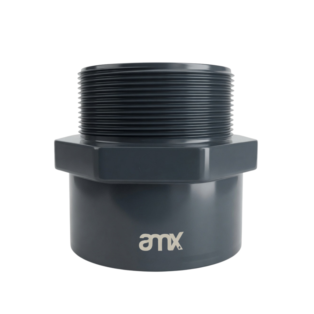 [66112234] ADAPTADOR UPR MACHO ROSCA BSPT (FINA) PN10 (110MMX4")