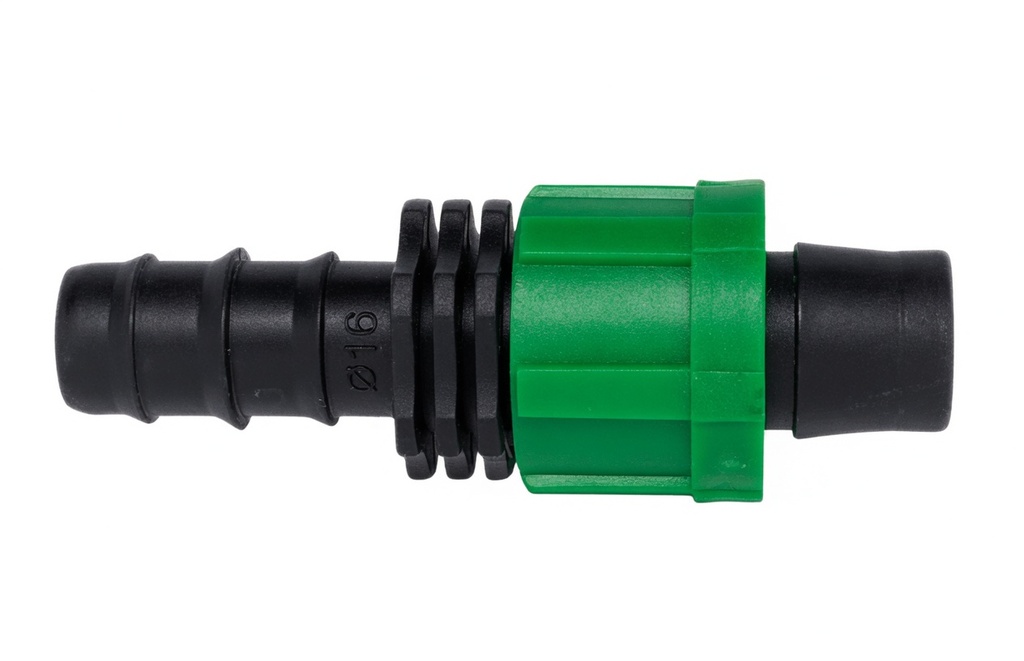 [67100170] CONECTOR ROSCADO MANGUERA - CINTA VERDE PP